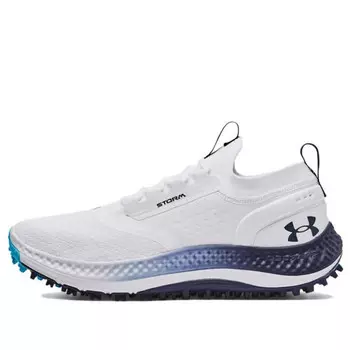 Кроссовки charged phantom spikeless golf 'white midnight navy' Under Armour, белый