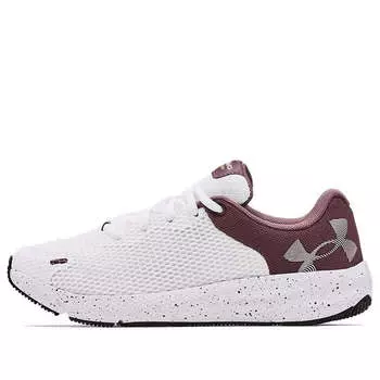Кроссовки charged pursuit 2 big logo speckled 'white ash plum' Under Armour, белый