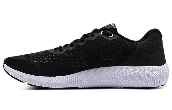 Кроссовки Charged Pursuit 2 для бега мужские с низким верхом черного/белого цвета Under Armour