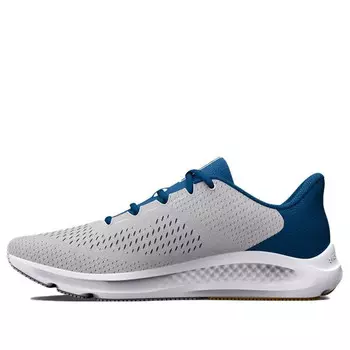 Кроссовки charged pursuit 3 big logo running shoes 'grey teal' Under Armour, серый