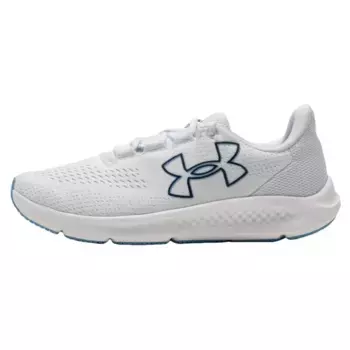 Кроссовки Charged Pursuit 3 для бега мужские с низким верхом белый/синий Under Armour
