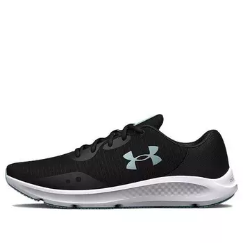 Кроссовки charged pursuit 3 tech 'black fuse teal' Under Armour, черный