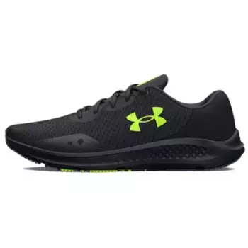Кроссовки Charged Pursuit 3 унисекс с низким верхом, черные/зеленые Under Armour