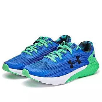Кроссовки charged rogue 3 laser 'blue green' Under Armour, синий
