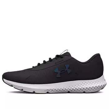 Кроссовки charged rogue 3 storm 'jet grey petrol blue' Under Armour, черный