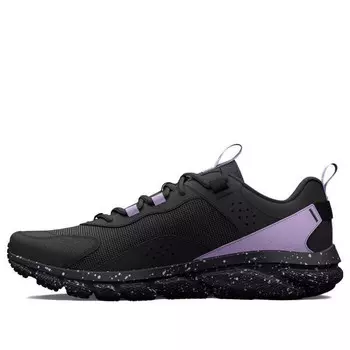 Кроссовки charged verssert speckle 'jet grey nebula purple' Under Armour, серый