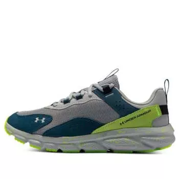 Кроссовки charged verssert speckle 'mod grey lime surge' Under Armour, серый