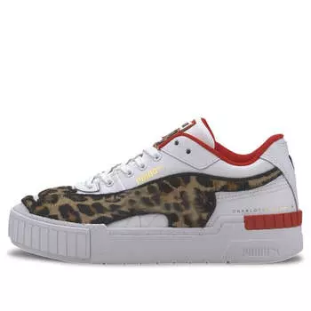 Кроссовки charlotte olympia x cali 'leopard print' Puma, белый