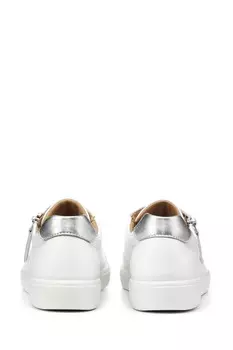 Кроссовки Chase на шнуровке/молнии Hotter, белый