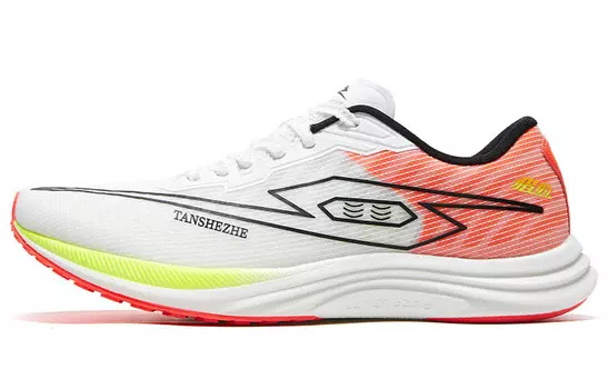 Кроссовки Cheetah 1.0 унисекс с низким верхом бело-красные Tanshezhe