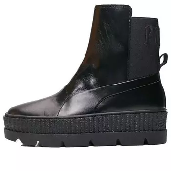 Кроссовки chelsea sneaker boot x fenty 'black' Puma, черный