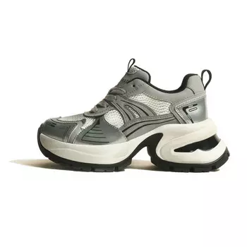 Кроссовки CHENTER KATER Chunky Sneakers Women's Low-top, бежевый