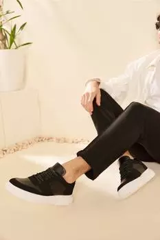 Кроссовки - Черный - Плоская подошва Yaya by Hoti, черный