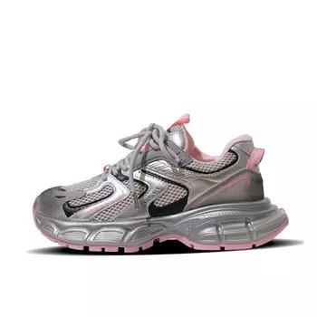 Кроссовки CHERRY&KALIKA Chunky Sneakers Women's Low-top, серебряный