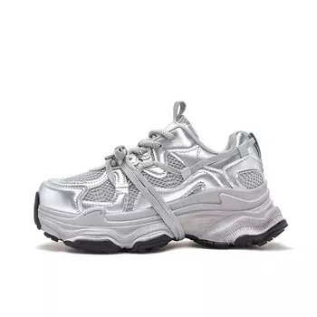 Кроссовки CHERRY&KALIKA Chunky Sneakers Women's Low-top, серый