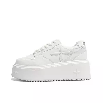 Кроссовки CHERRY&KALIKA Skateboarding Shoes Women's Low-top White, белый