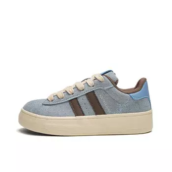 Кроссовки CHERRY&KALIKA Skateboarding Shoes Women's Low-top, бежевый/синий