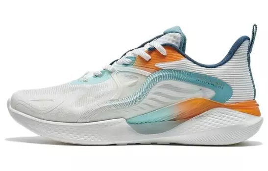 Кроссовки Chi Feng 1.0 мужские с низким верхом, белые/синие/оранжевые Xtep