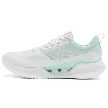 Кроссовки Chi Feng 7.0 женские с низким верхом, белые/зеленые Xtep