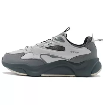 Кроссовки China Post X XTEP Lifestyle Shoes Men Low-top Gray, серый