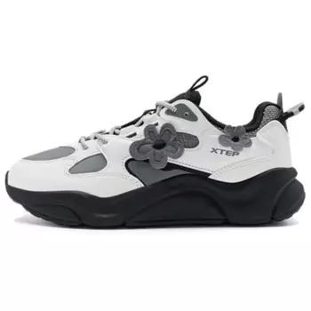 Кроссовки China Post X XTEP Lifestyle Shoes Women's Low-top Black/White/Gray, черный/белый/серый