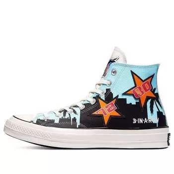 Кроссовки chinatown market x chuck 70 high 'lakers championship jacket' Converse, синий