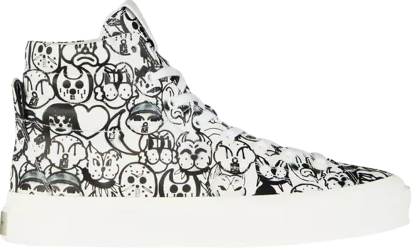 Кроссовки Chito x Givenchy City High Allover Character Print, белый