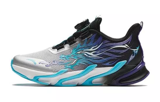Кроссовки Chiyan Kids GS Low-top белого, серого и синего цвета Anta Kids, белый/серый/синий
