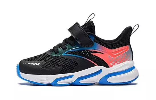 Кроссовки Chiyan Kids PS Low-top черные/синие/оранжевые Anta Kids, черный/синий/оранжевый