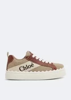 Кроссовки CHLO Lauren sneakers, бежевый