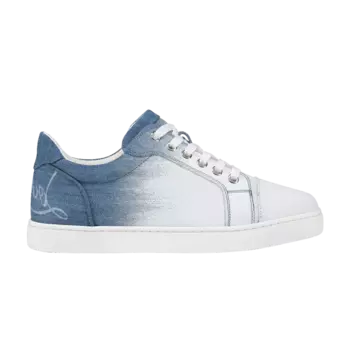 Кроссовки Christian Louboutin Fun Vieira Denim Brushed Effect, синий