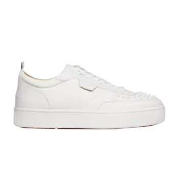 Кроссовки Christian Louboutin Happyrui Spikes Flat 'White', белый