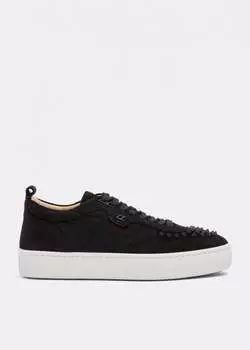 Кроссовки CHRISTIAN LOUBOUTIN Happyrui spikes sneakers, черный