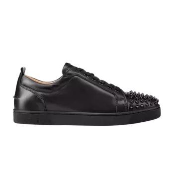 Кроссовки Christian Louboutin Louis Junior Spikes Flat 'Black', черный
