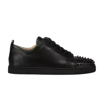 Кроссовки Christian Louboutin Louis Junior Spikes Flat Black, черный