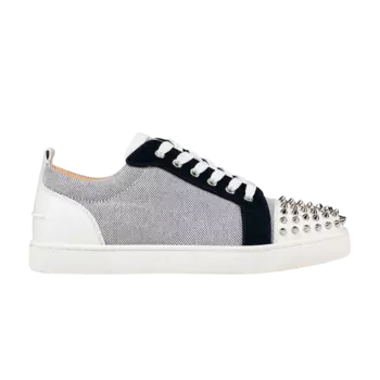 Кроссовки Christian Louboutin Louis Junior Spikes Orlato Flat 'White Navy', белый