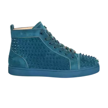 Кроссовки Christian Louboutin Louis Orlato Spikes Amazonia, зеленый