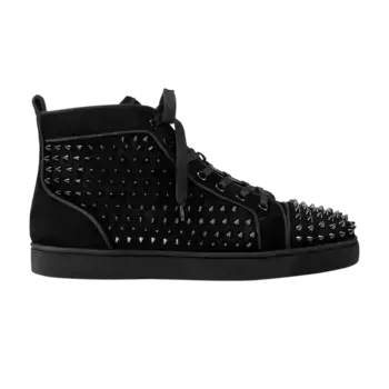 Кроссовки Christian Louboutin Louis Orlato Spikes Black, черный