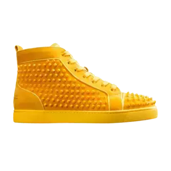 Кроссовки Christian Louboutin Louis Orlato Spikes Full Moon, желтый