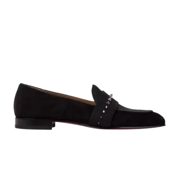 Кроссовки Christian Louboutin Nit Night Flat 'Black Silver', черный