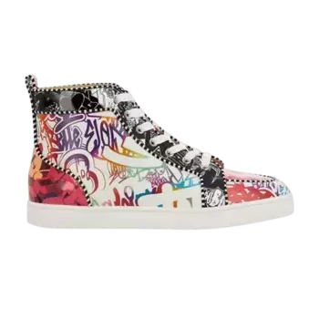 Кроссовки Christian Louboutin Rantus Orlato Flat Graffiti, разноцветный