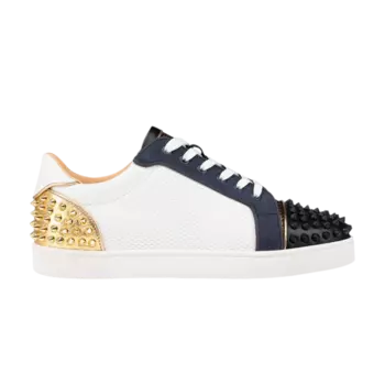 Кроссовки Christian Louboutin Seavaste 2 Orlato Flat 'Navy Gold', белый