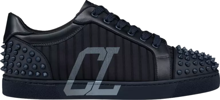 Кроссовки Christian Louboutin Seavaste 2 Varsimax 'Jersey Neo Rays - Navy', синий