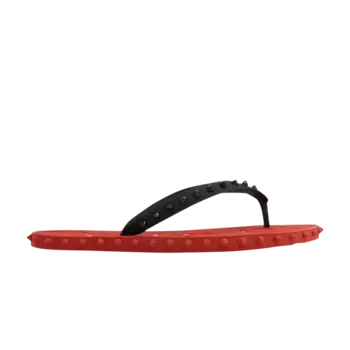 Кроссовки Christian Louboutin Super Loubi Flip Flop Black Red, красный