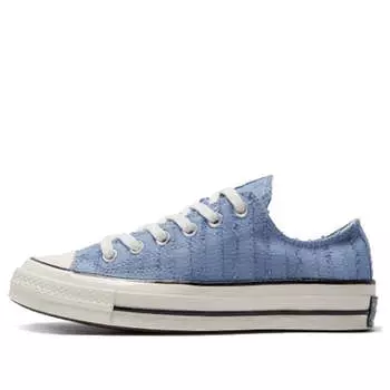 Кроссовки chuck 1970s low indigo/platinum Converse, синий