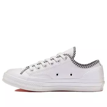 Кроссовки chuck 1970s mission-v low top black stripe line 'white black' Converse, белый