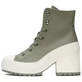 Кроссовки Chuck 70 De Luxe Heel Platform High 'Water Repellent - Light Field Surplus' Converse, зеленый
