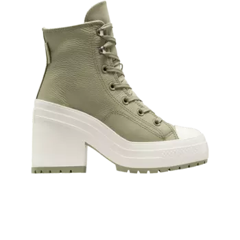 Кроссовки Chuck 70 De Luxe Heel Platform High 'Water Repellent - Light Field Surplus', зеленый