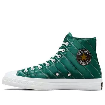 Кроссовки chuck 70 faux fur high top 'dragon scale' Converse, зеленый