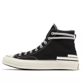 Кроссовки chuck 70 hacked heel hi 'black dark moth egret' Converse, черный